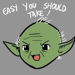  no_humans parody star_wars yoda yukkuri_shiteitte_ne 