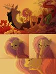  comic discord_(mlp) flower fluttershy_(mlp) friendship_is_magic horn my_little_pony tears thecuriousfool wings 