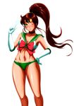  bare_shoulders bishoujo_senshi_sailor_moon bow bra breasts brown_hair cameltoe choker cleavage collarbone cowboy_shot earrings elbow_gloves electricity gloves green_choker green_eyes green_sailor_collar grimbyslayer hair_bobbles hair_ornament hand_on_hip highres jewelry kino_makoto long_hair magical_girl medium_breasts navel one_eye_closed panties parted_lips pink_bow ponytail sailor_collar sailor_jupiter sailor_moon_narikiri_bra_set sailor_senshi_uniform solo standing stomach tiara transparent_background underwear underwear_only white_gloves white_hair 