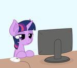  2014 animated brain computer english_text equine female feral friendship_is_magic horn horse humor mammal my_little_pony solo text twilight_sparkle_(mlp) unicorn zutheskunk 