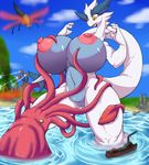  anthro areola big_breasts big_nipples breasts female fur huge_breasts kaijumi legendary_pok&eacute;mon lugia nintendo nipples nude pok&eacute;mon pok&eacute;morph pussy video_games white_fur wyntersun yellow_eyes 