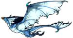  2012 alpha_channel beak digital_media_(artwork) dragon feral membranous_wings ravoilie simple_background solo transparent_background wings wyvern yellow_beak 