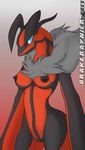  anthro avian black_nipples breasts dragon drakeraynier female legendary_pok&eacute;mon nintendo nipples pok&eacute;mon solo video_games yveltal 