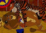  alex_the_lion feline gay knife lion madagascar male mammal tiger vitaly_the_tiger 