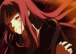  asagami_fujino banned_artist blood harano kara_no_kyoukai long_hair red_eyes solo 