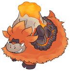  camerupt hooves mega_camerupt mega_pokemon no_humans pokemon pokemon_(game) pokemon_oras 