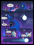  &lt;3 2014 animated anus balcony blue_fur blue_hair cutie_mark duo equine female feral friendship_is_magic fur hair horn long_hair looking_back lunatac magic mammal moon multi-colored_hair my_little_pony princess_celestia_(mlp) princess_luna_(mlp) purple_eyes purple_fur purple_hair pussy smile stars teal_eyes twilight_sparkle_(mlp) unicorn white_fur winged_unicorn wings 