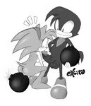  amy_rose bean_the_dynamite bomb breasts excito fellatio oral oral_sex penis pussy sega sex side_boob sitting sonic_(series) 