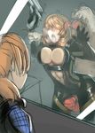  against_glass bestiality breasts cleavage gun hair_over_eyes jill_valentine large_breasts licking monster multiple_girls open_clothes rachael_foley rape resident_evil resident_evil_revelations tentacle_sex tentacles tongue unizama weapon wetsuit window wrist_grab 