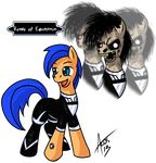  2013 alpha_channel black_hair black_lantern blue_eyes clothing crossover cynos-zilla english_text equine feral green_lantern_(series) hair hi_res horse male mammal my_little_pony open_mouth original_character plain_background pony ring shaded signature smile text tongue transparent_background undead zombie 