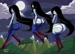  adventure_time axel-rosered butt butt_expansion clothing expansion female hair hyper inflation long_hair marceline transformation vampire 