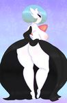 big_breasts breasts butt female gardevoir hand_on_hip hoshime looking_at_viewer looking_back nintendo nude pok&eacute;mon pose shiny_pok&eacute;mon solo standing thick_thighs video_games voluptuous wide_hips 