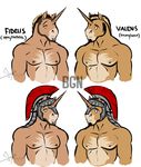  armor bgn equine guards horn male mammal muscles nipples unicorn 