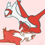  anus cunnilingus female half-closed_eyes latias lesbian nintendo open_mouth oral oral_sex pcred566 pink_background plain_background pok&eacute;mon pussy sex tongue tongue_out vaginal video_games 