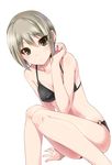  bad_id bad_pixiv_id bikini black_eyes blonde_hair highres idolmaster idolmaster_cinderella_girls long_legs paopao shiomi_shuuko short_hair solo swimsuit 