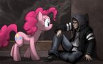  2014 crossover earth_pony equine eye_contact female feral friendship_is_magic horse human male mammal mercer mickeymonster my_little_pony pinkie_pie_(mlp) pony prototype smile 