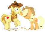  2014 alpha_channel applejack_(mlp) braeburn_(mlp) cousins dm29 earth_pony equine female feral friendship_is_magic horse male mammal my_little_pony pony 