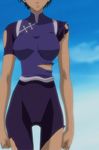  1girl breasts getbackers kudou_himiko screencap solo stitched torn_clothes 