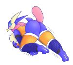  alpha_channel amphibian anthro breasts butt clothing female fishnet greninja gwen_(sirphilliam) half-closed_eyes lightningfire12 nintendo non-mammal_breasts pok&eacute;mon pok&eacute;mon_(species) red_eyes tongue tongue_out video_games 