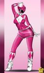  1girl abs boots breasts high_heel_boots high_heels kimberly_ann_hart legs medium_breasts pink_ranger pose posing power_rangers queen_vegeta_69 solo super_sentai 