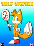  anthro canine comic fox hazardouss hedgehog looking_at_viewer looking_back male mammal miles_prower sega sign sonic_(series) 