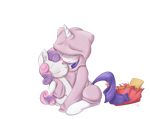  2014 alasou alpha_channel duo equine eyes_closed female feral friendship_is_magic fur hair hoodie horn hug mammal my_little_pony plain_background purple_hair rarity_(mlp) sibling sisters smile sweetie_belle_(mlp) transparent_background two_tone_hair unicorn white_fur 