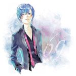  blue_hair character_request male male_focus necktie simple_background tie tsubakien 