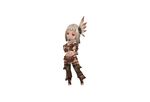  3d alternate_costume bravely_default:_flying_fairy bravely_second loincloth magnolia_arch midriff navel official_art red_eyes square_enix white_hair 