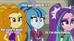  adagio_dazzle_(eg) aria_blaze_(eg) equestria_girls female human image_macro mammal meme my_little_pony sonata_dusk_(eg) suggestive the_dazzlings_(eg) 