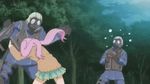 2girls animated animated_gif battle blood kasugano_urara_(sabagebu!) lowres multiple_boys multiple_girls ootori_miou sabagebu! 