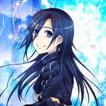  black_eyes black_hair gloves kirito kirito_(sao-ggo) kousou_(zume-zume) long_hair otoko_no_ko smile sword_art_online 