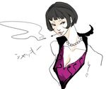  1girl bob_cut female lillil_(1212neko) one_piece shakuyaku_(one_piece) short_hair solo 