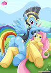  anthro blush breasts duo equestria_untamed equine female fluttershy_(mlp) friendship_is_magic lesbian lying mammal my_little_pony nude on_back pegasus pussy rainbow_dash_(mlp) spread_legs spreading unknown_artist wings 