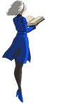  animated animated_gif atlus book hairband high_heels lowres margaret megami_tensei persona persona_4 persona_4:_the_ultimate_in_mayonaka_arena persona_4:_the_ultimax_ultra_suplex_hold pixel_art pose shin_megami_tensei silver_hair tiptoes yellow_eyes 