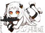  aircraft airplane anklet bare_shoulders barefoot black_panties character_name dangan_neko dated dress holding horns image_sample jewelry kantai_collection legband long_hair looking_at_viewer lying mittens no_nose northern_ocean_hime on_stomach orange_eyes panties pixiv_sample shinkaisei-kan side-tie_panties simple_background sleeveless sleeveless_dress solo toy_airplane twitter_username underwear white_background white_dress white_hair white_skin 