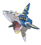  fish highres mega_pokemon mega_sharpedo nintendo no_humans official_art pokemon pokemon_(game) shark sharpedo 