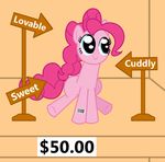  barcode cute cutie_mark equine female for_sale friendship_is_magic horse mammal my_little_pony pinkie_pie_(mlp) pony price_tag sign smile solo vincentthecrow 