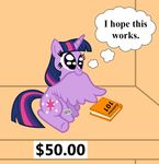  barcode book cute cutie_mark equine female for_sale friendship_is_magic horn mammal my_little_pony price_tag sign smile solo twilight_sparkle_(mlp) vincentthecrow winged_unicorn wings 