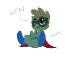  cape cute equine horse humdrum_(mlp) khorme lying male mammal mask my_little_pony on_back open_mouth pony power_ponies_(mlp) smile solo spread_legs spreading 