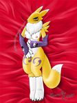  bandai breasts dakimakura digimon female nude palmarianfire renamon solo 