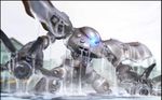  gundam gundam_0080 hygogg machi_sd mecha no_humans water wet 