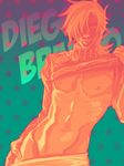  character_name diego_brando inverted_colors jojo_no_kimyou_na_bouken licking_lips male_focus sasamaru_(sasamaru) shirt_lift solo steel_ball_run tongue tongue_out turtleneck 