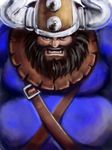  beard black_hair erick facial_hair helmet highres horned_helmet male_focus manly snk solo viking world_heroes yatai_no_thito 