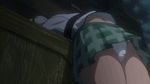  animated animated_gif highschool_of_the_dead lowres miyamoto_rei panties underwear 