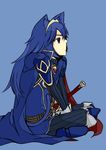  1girl animal_ears blue_eyes blue_hair fire_emblem fire_emblem:_kakusei lucina nintendo 