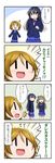  3girls 4koma :d blush_stickers comic crying crying_with_eyes_open koizumi_hanayo love_live! love_live!_school_idol_project minami_kotori miyako_hito multiple_girls open_mouth otonokizaka_school_uniform school_uniform simple_background smile sonoda_umi tears translated trembling two-tone_background |_| 