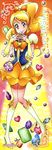 absurdres blonde_hair cure_honey earrings eyelashes happinesscharge_precure! highres jewelry official_art oomori_yuuko precure satou_masayuki solo 