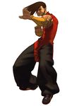  baggy_pants fighting_stance highres ikeno_daigo male_focus official_art pants solo street_fighter street_fighter_iii_(series) yang_lee 