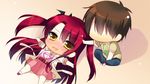  1girl game_cg long_hair luce_yami_asutarite magical_marriage_lunatics!! moonstone open_mouth red_hair yamakaze_ran yellow_eyes 