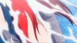  1girl animated animated_gif ass high_school_dxd long_hair panties red_hair rias_gremory solo swimming underwear water white_panties 